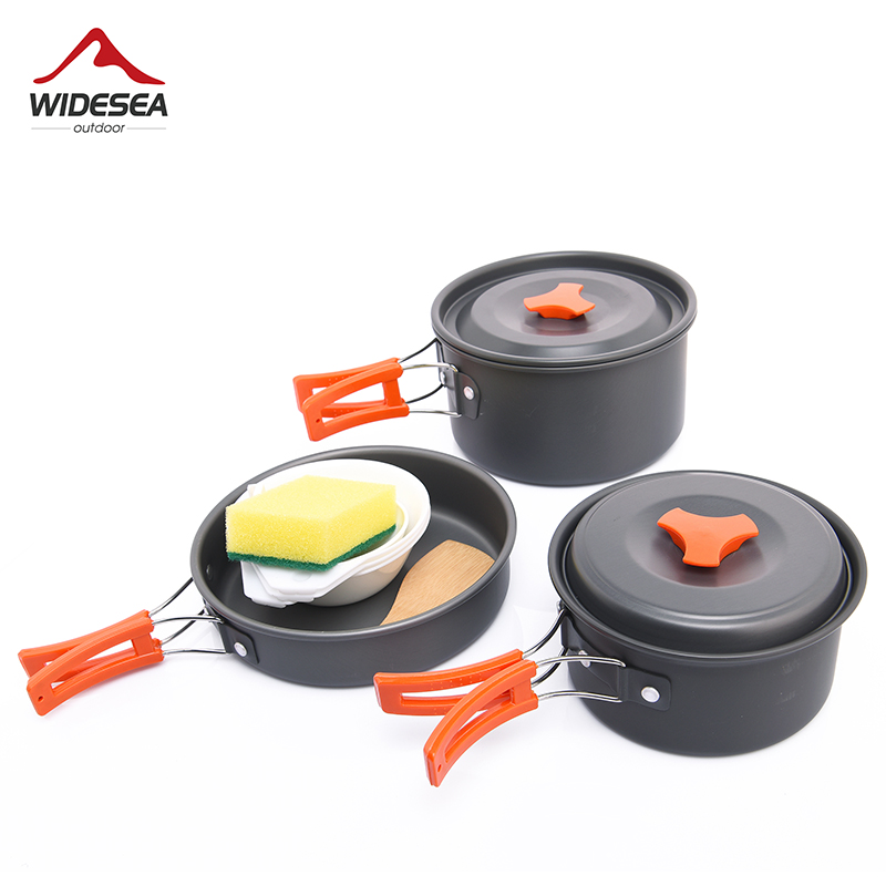 Quality Camping Cooking Set - Widesea Camping Outdoor Cookware Set Tableware