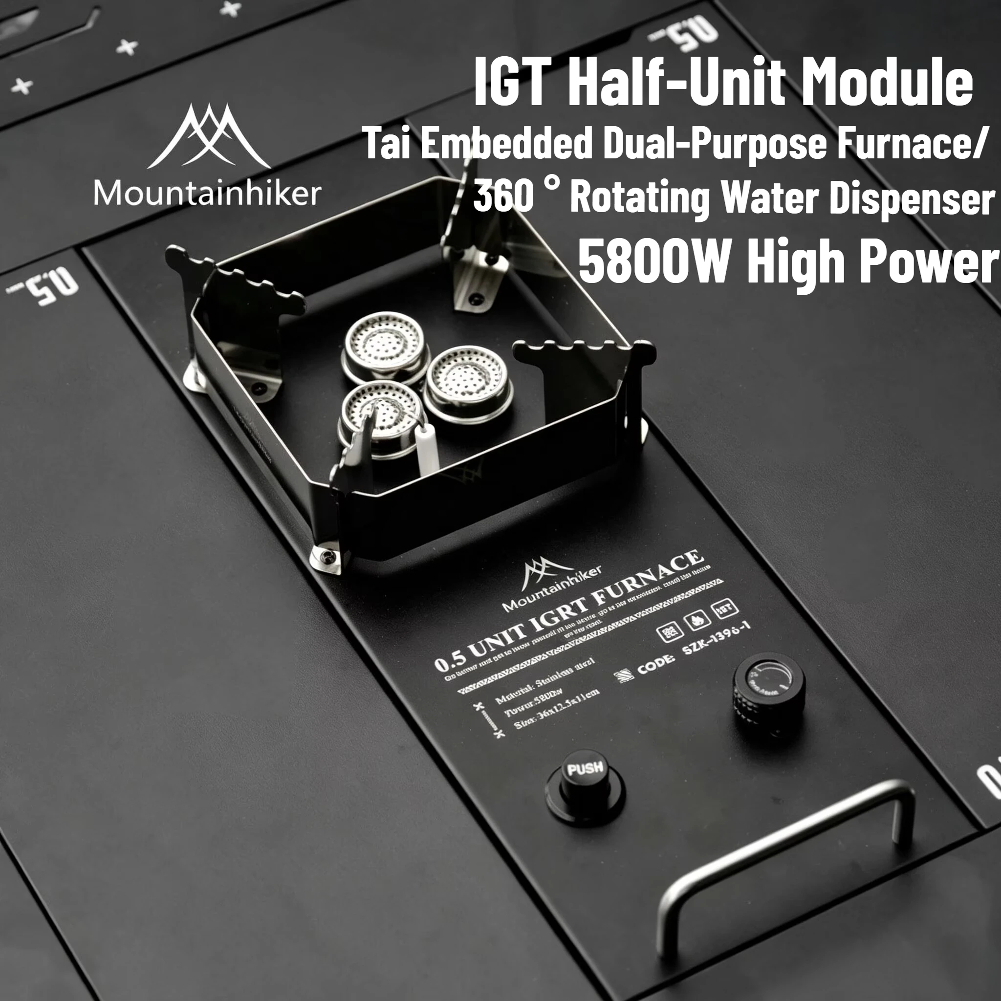 IGT Half-Unit Gas Stove 5800W  - Quality Camping Cooking Set ulasan dan harga