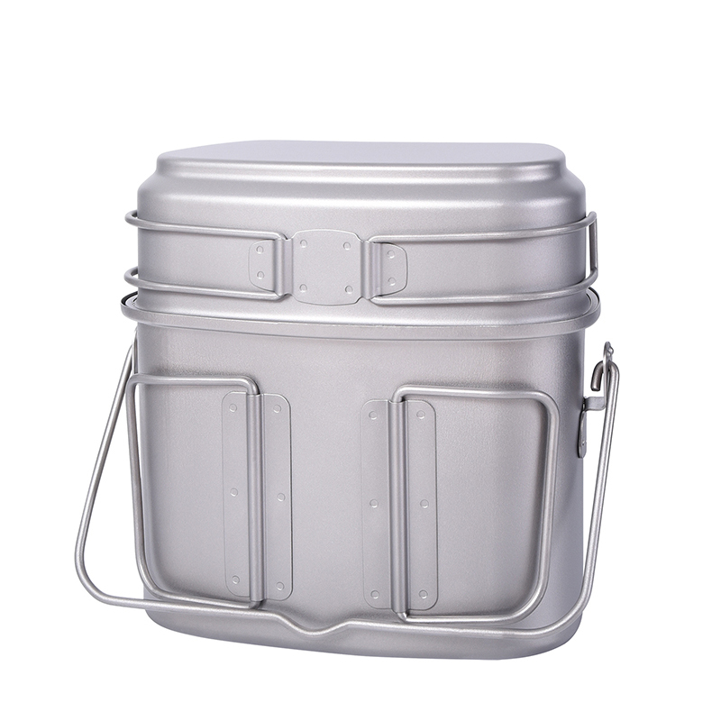 1.5L Outdoor Military Canteen  - Camping Cooking Container ulasan dan harga