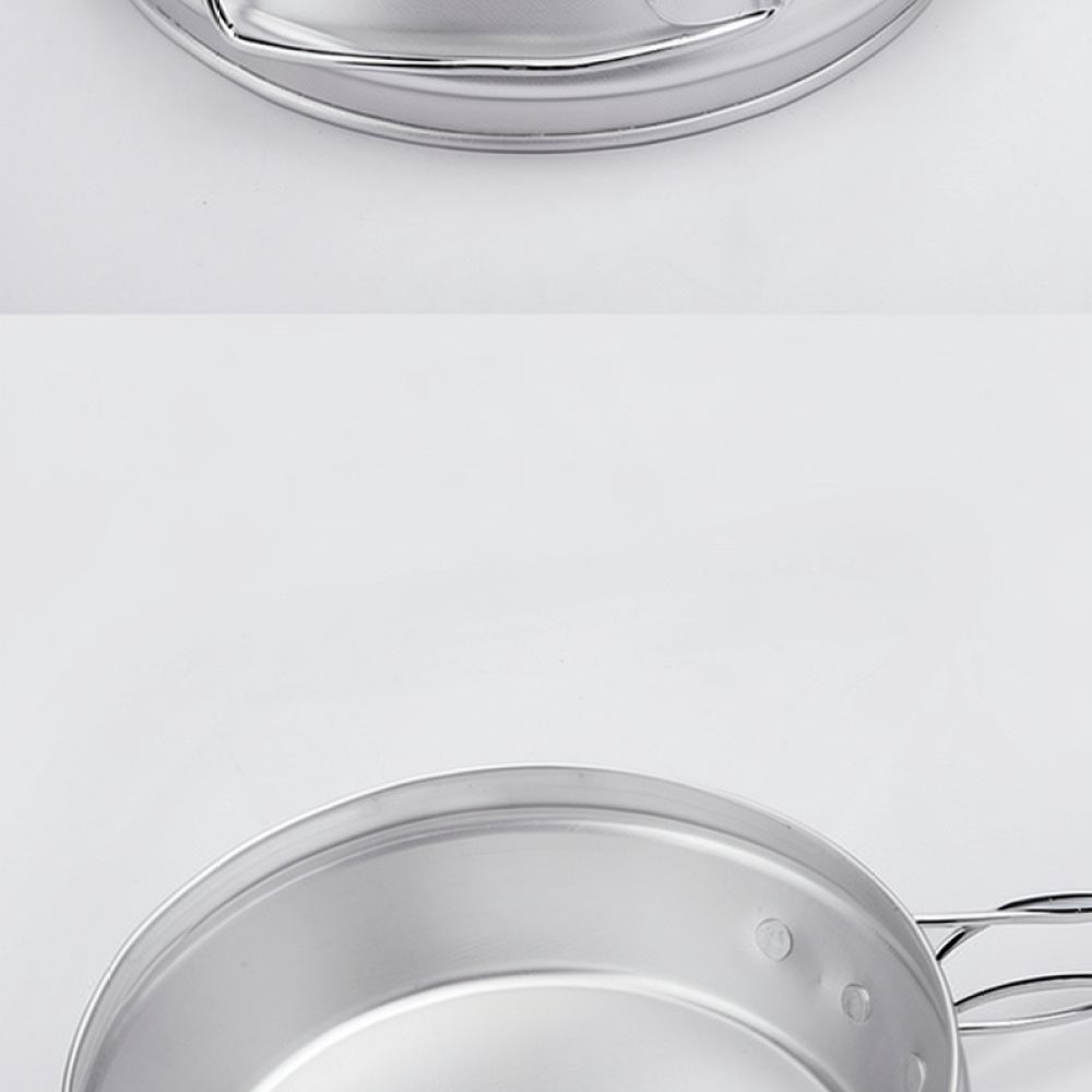 Portable Aluminum Camping Pot  - Camping Cooking Dining Set ulasan dan harga