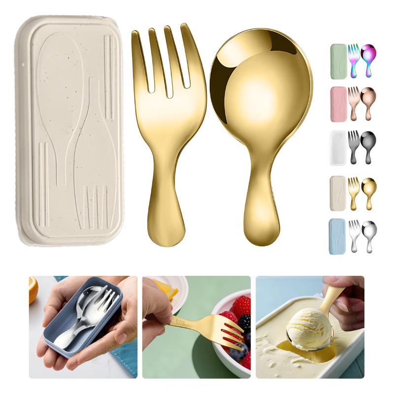 Stainless Steel Tableware Set  - Camping Hiking Cooking ulasan dan harga