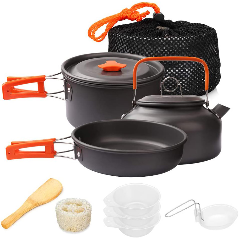 1pcs/1set Camping Cookware Kit - Camping Cooking Organizer ulasan dan harga
