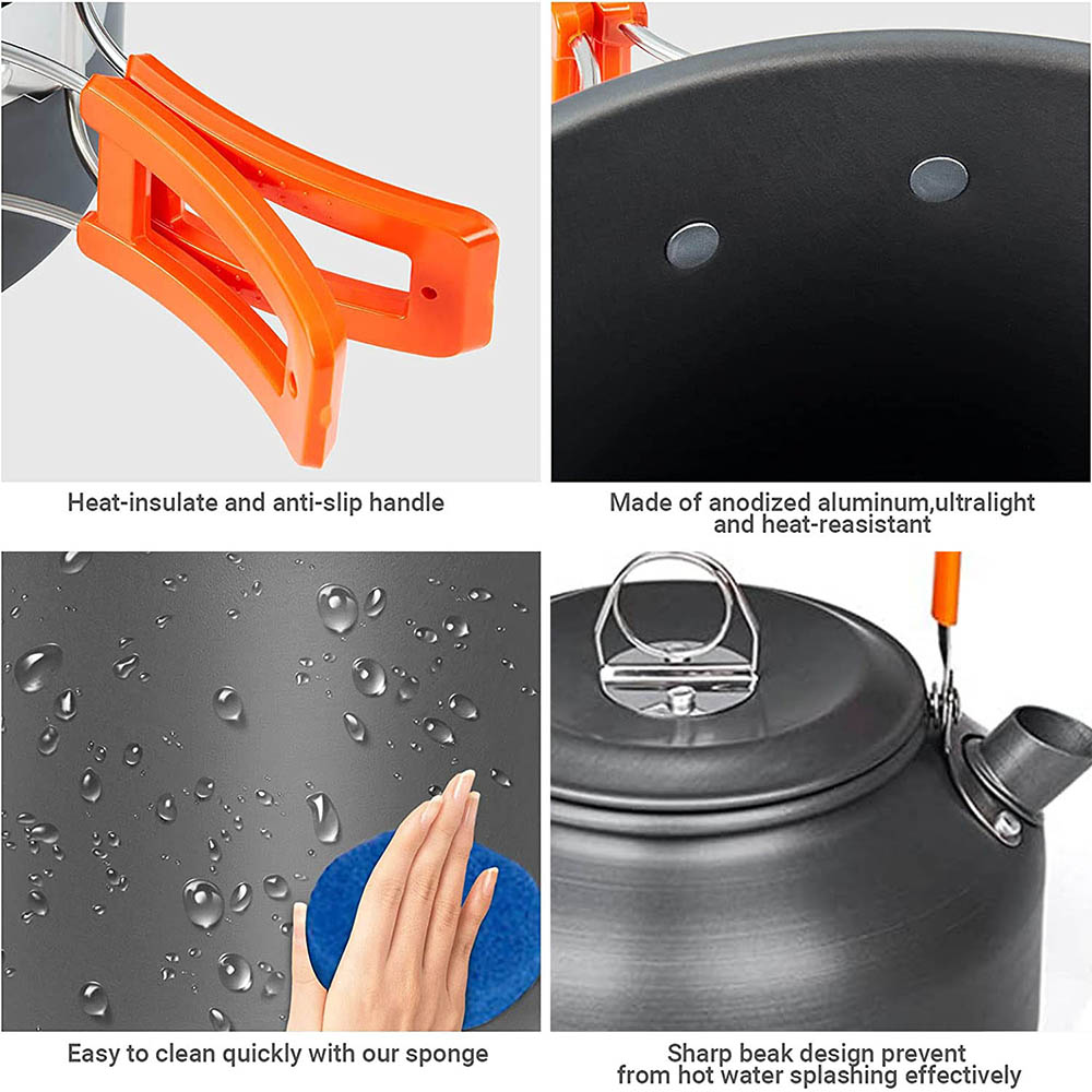 1pcs/1set Camping Cookware Kit - Camping Cooking Organizer ulasan dan harga