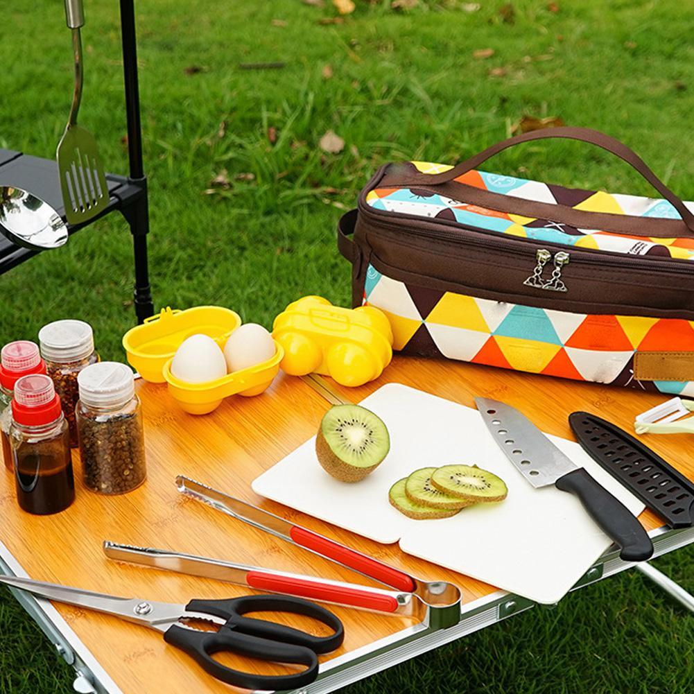 2 Grid Egg Storage Box Contain - Camping Cooking Organizer ulasan dan harga
