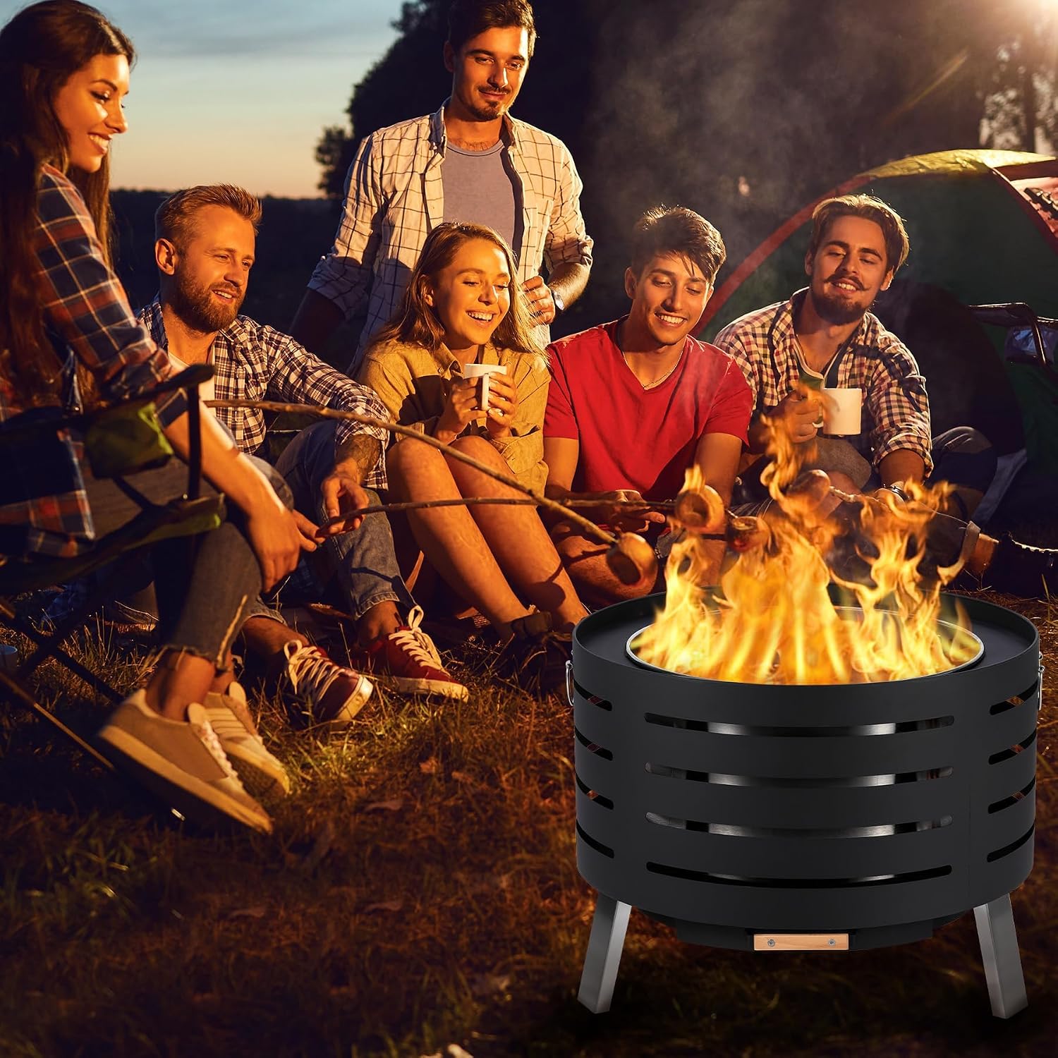 Garvee 26inch Smokeless Table  - Camping Cooking Table ulasan dan harga