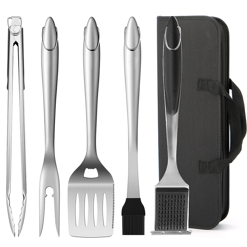 Stainless Steel Barbecue Tool  - Quality Camping Cooking Set ulasan dan harga
