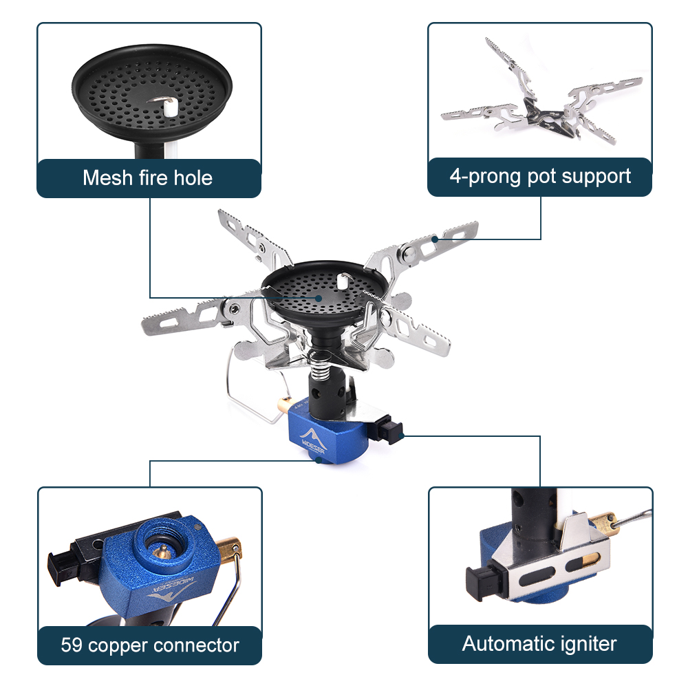 Outdoor Camping Gas Burner Out - Quality Camping Cooking Set ulasan dan harga