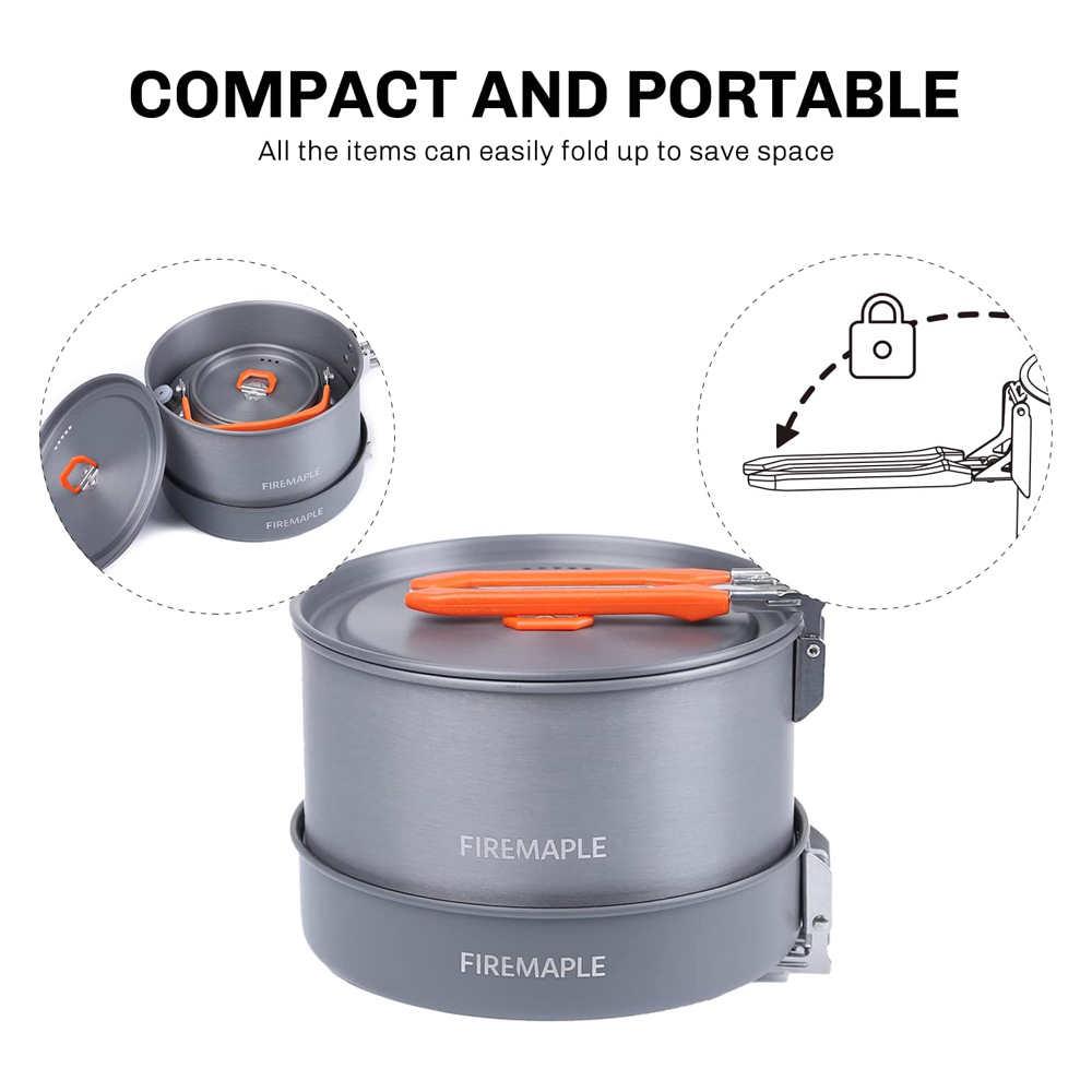 Fire Maple Camping Cookware Ut - Quality Camping Cooking Set ulasan dan harga