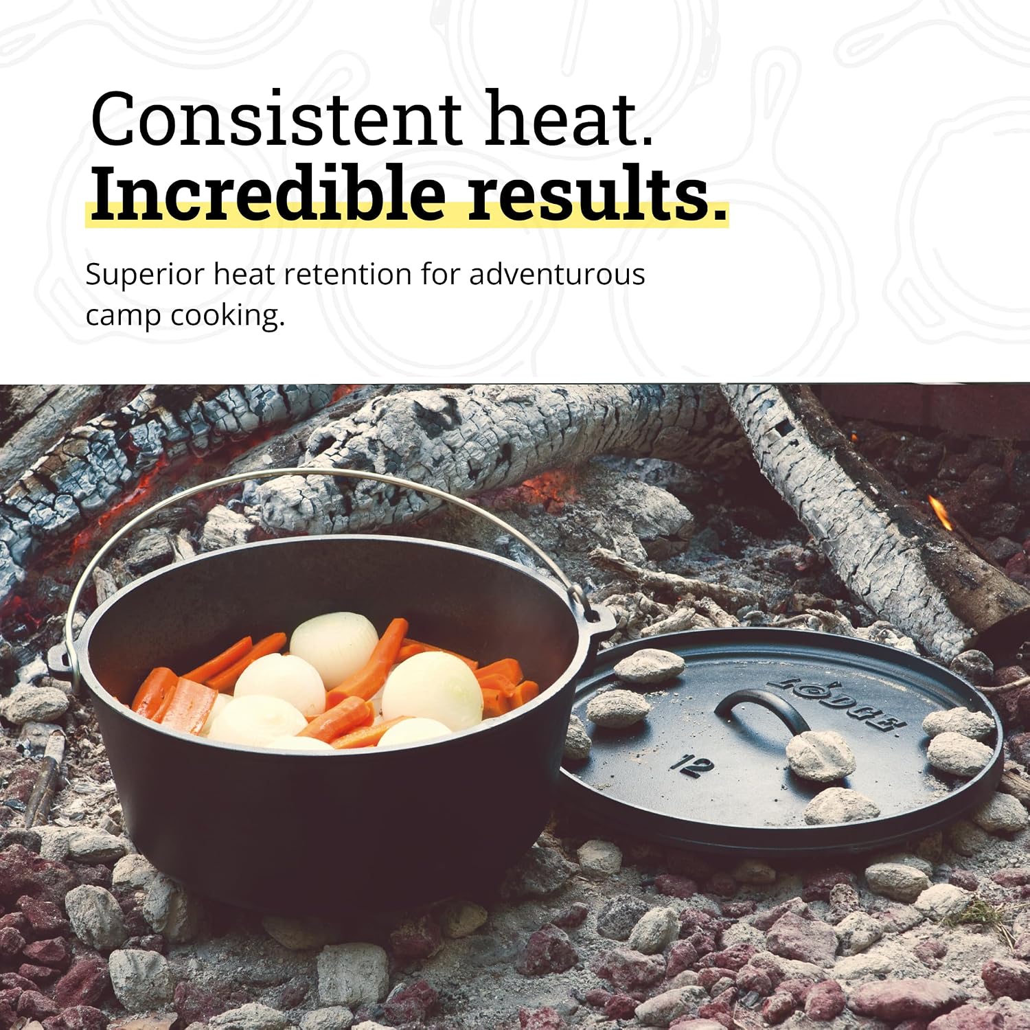 Cast Iron Camp Dutch Oven, Pre - Camp Dutch Oven Cast ulasan dan harga